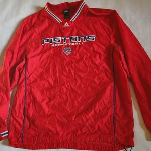 Detroit Pistons pullover windbreaker